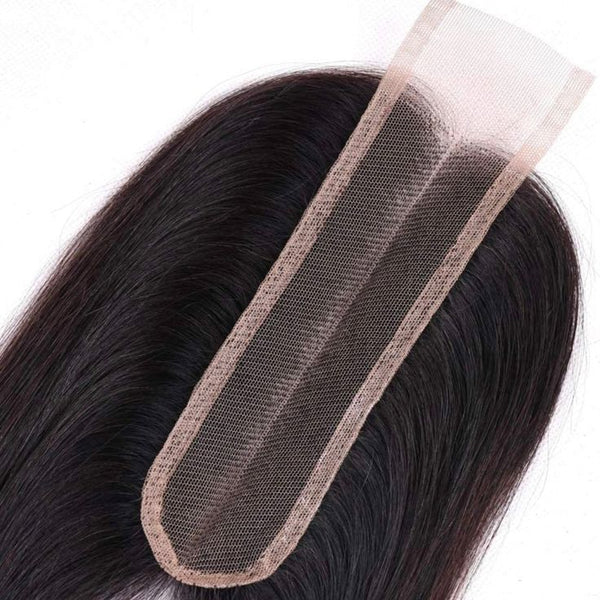 Beeos 2x6 SKINLIKE Real HD Lace Closure Natural Color Silky Straight Human Hair Body Wave Closure ZH018