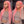 Load image into Gallery viewer, BEEOS Hot Pink Color Silky Straight 13X4 Full Frontal Lace Wig Transparent Lace ZH023
