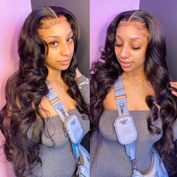 NEW Fitted Glueless 360 HD Lace Wigs Silky Straight Clean Bleached